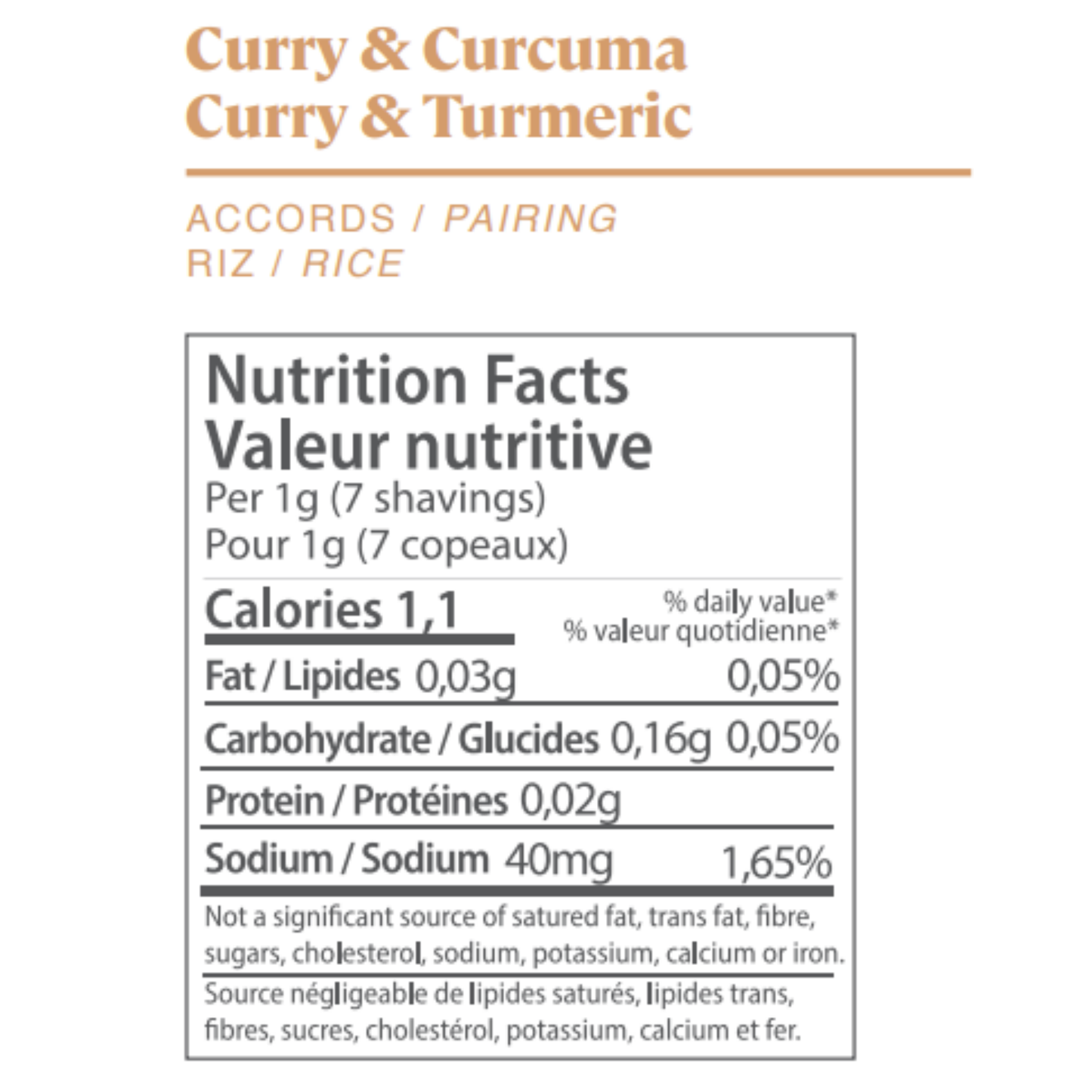 Curry & Turmeric - Single Box (1 Food Crayon + 1 Sharpener)