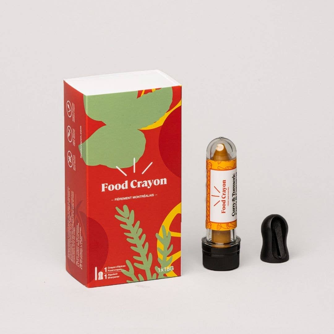 Curry & Turmeric - Single Box (1 Food Crayon + 1 Sharpener)