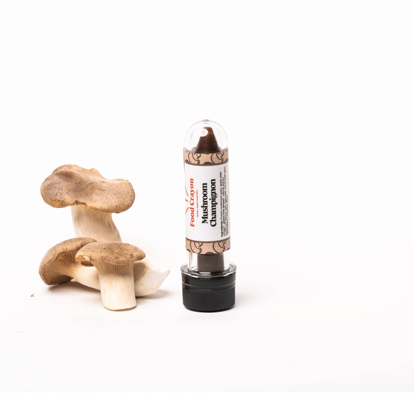 Mushroom - Single Box (1 Food Crayon + 1 Sharpener)
